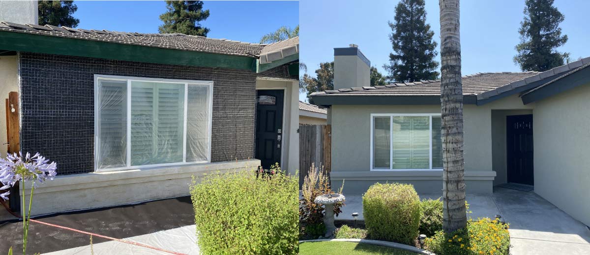From-Wood-siding-front.-to-plastering-and-then-coloring-the-house-with-an-acrylic-finish From Wood siding front. to plastering and then coloring the house with an acrylic finish