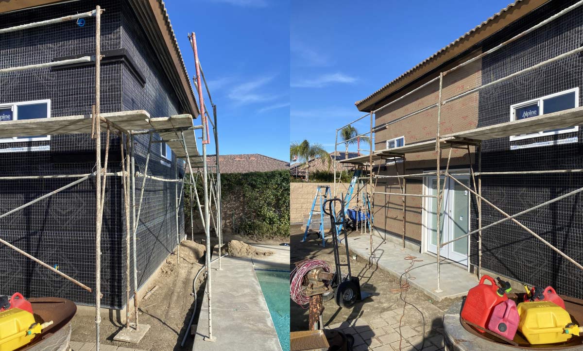 Using-the-three-coat-system.-Scratch-brown-and-color-coat Using the three coat system. Scratch brown and color coat.